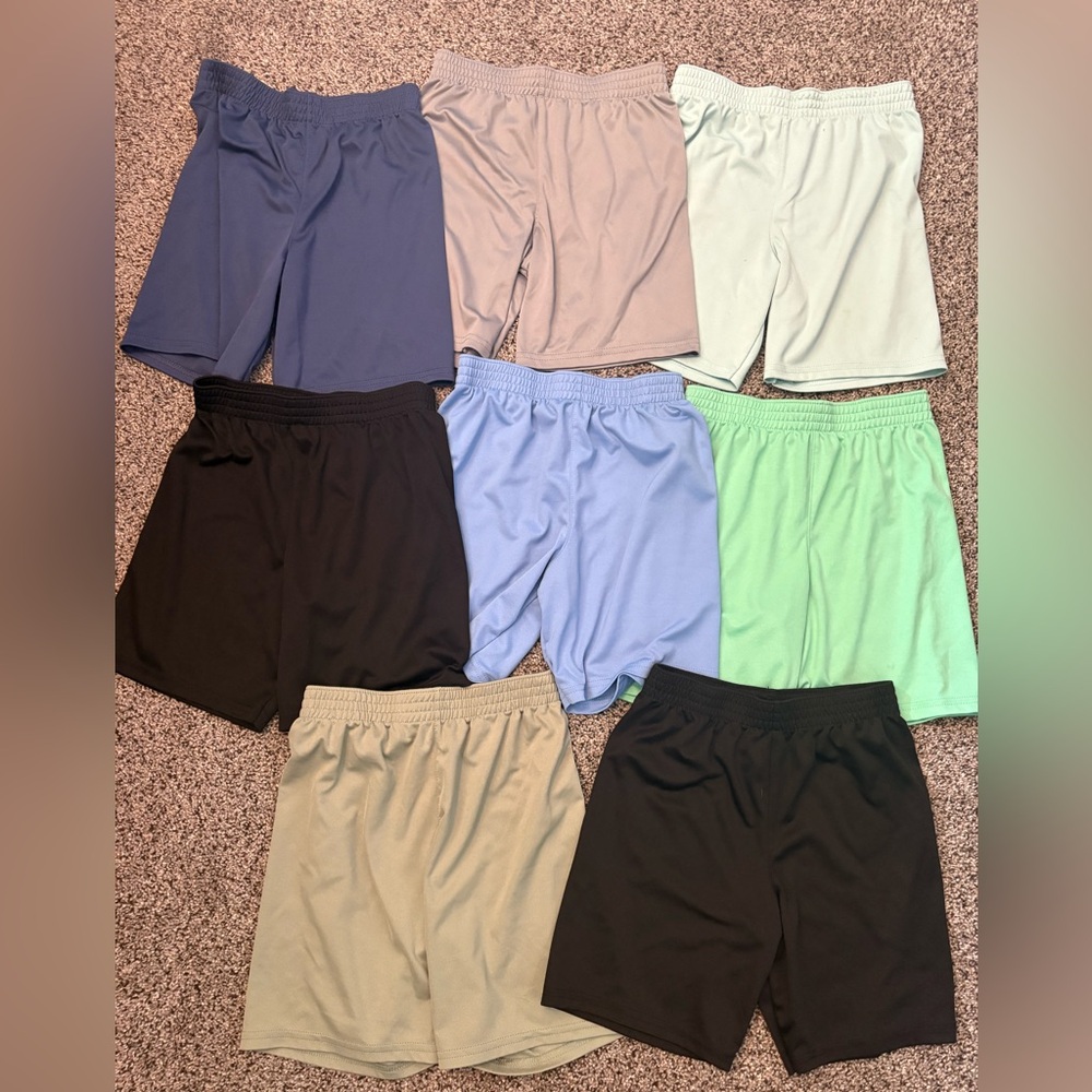 Athletic Shorts for Kid Boy - Bundle lot set of 8 size 5T